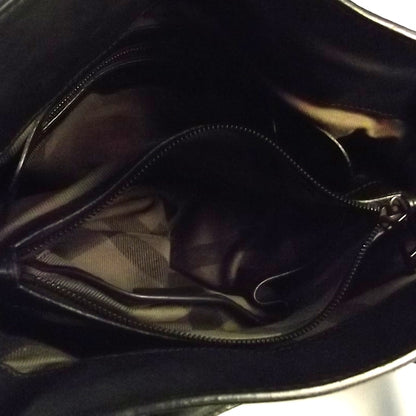 Burberry Baby Burnished Leather Tote Black 9 of 9