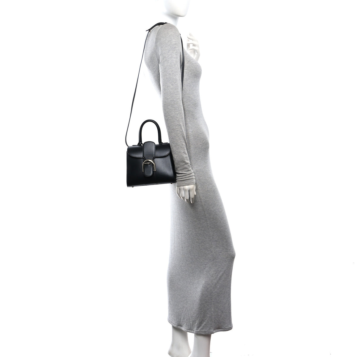 Delvaux Box Calfskin Mini Brillant Satchel Black 2 of 11