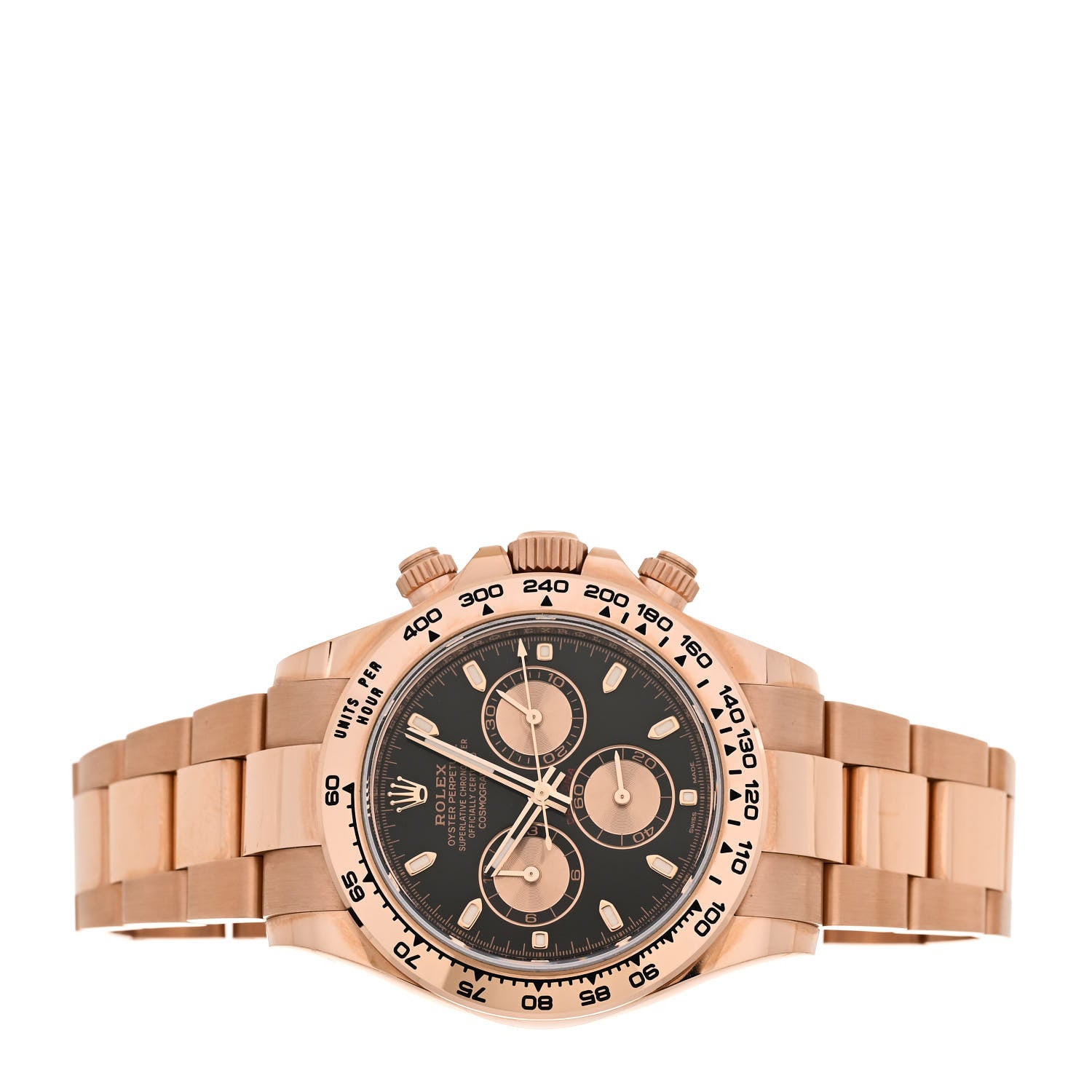 Rolex 18K Everose Gold 40mm Oyster Perpetual Cosmograph Daytona Watch Black Pink 116505 2 of 5