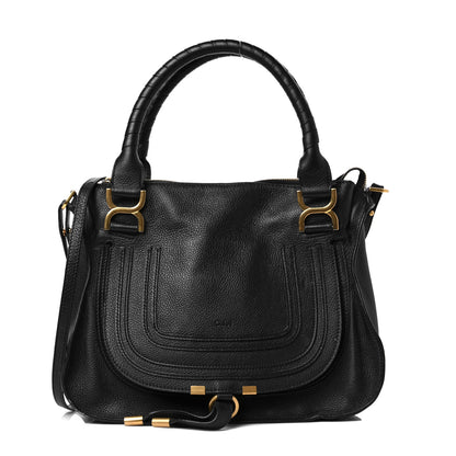Chloe Calfskin Medium Marcie Satchel Black 1 of 9