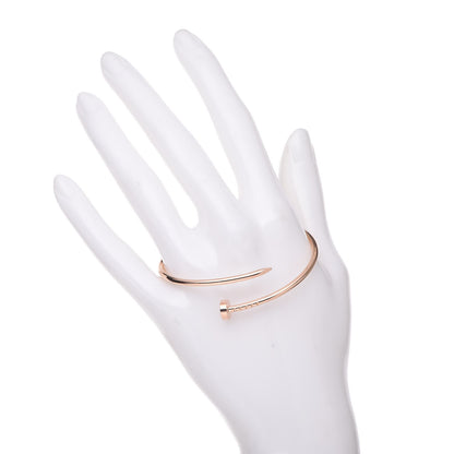 Cartier 18K Pink Gold Small Juste Un Clou Bracelet 16 2 of 6