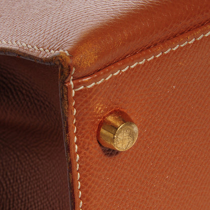 Hermes Courchevel Kelly Sellier 35 Gold 26 of 27