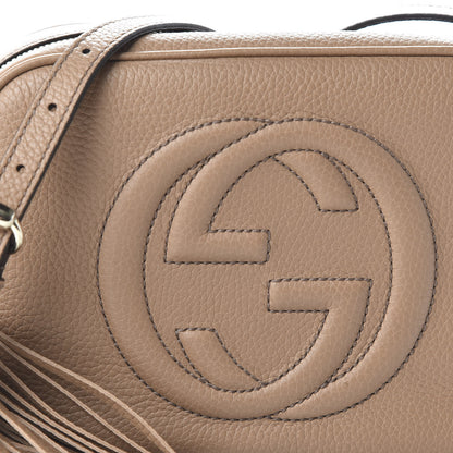 Gucci Pebbled Calfskin Small Soho Disco Bag Rose Beige 10 of 10