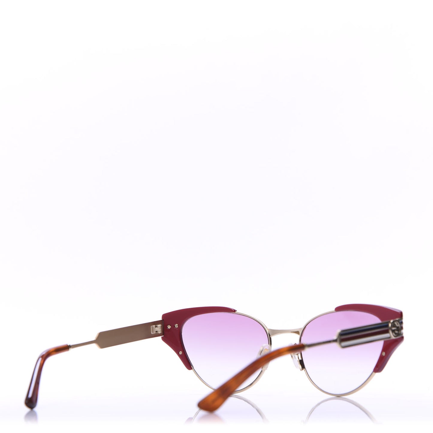 Cat Eye Web Sunglasses GG0522S Red