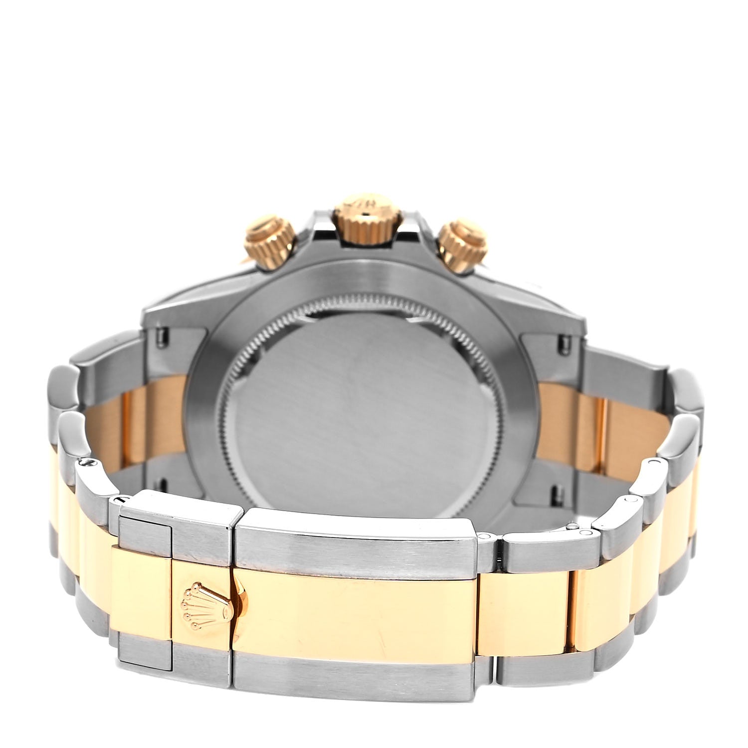 Rolex Stainless Steel 18K Yellow Gold Diamond 40mm Oyster Perpetual Cosmograph Daytona Watch Black 116503 3 of 5