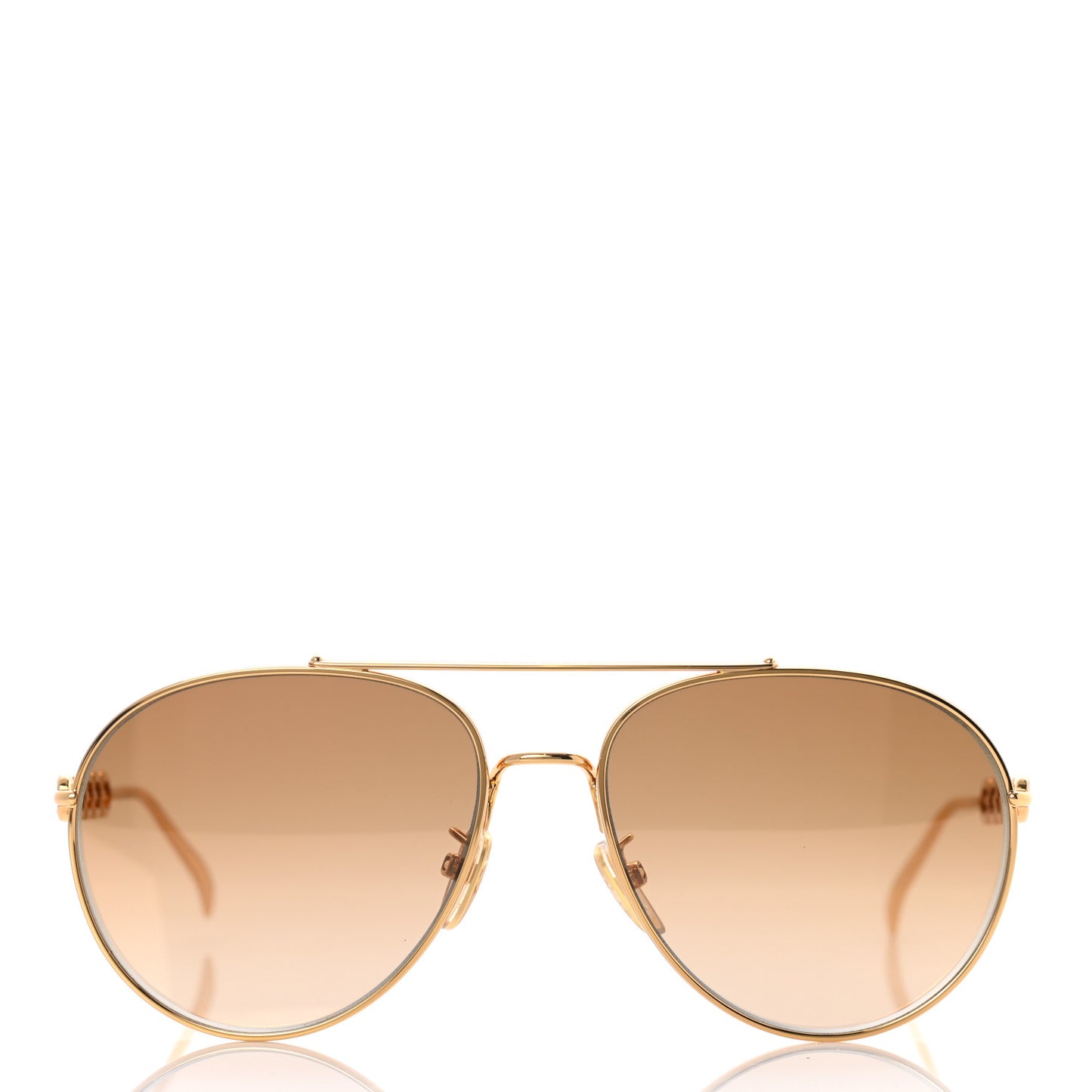Metal My LV Chain Pilot Sunglasses Z1539E Gold