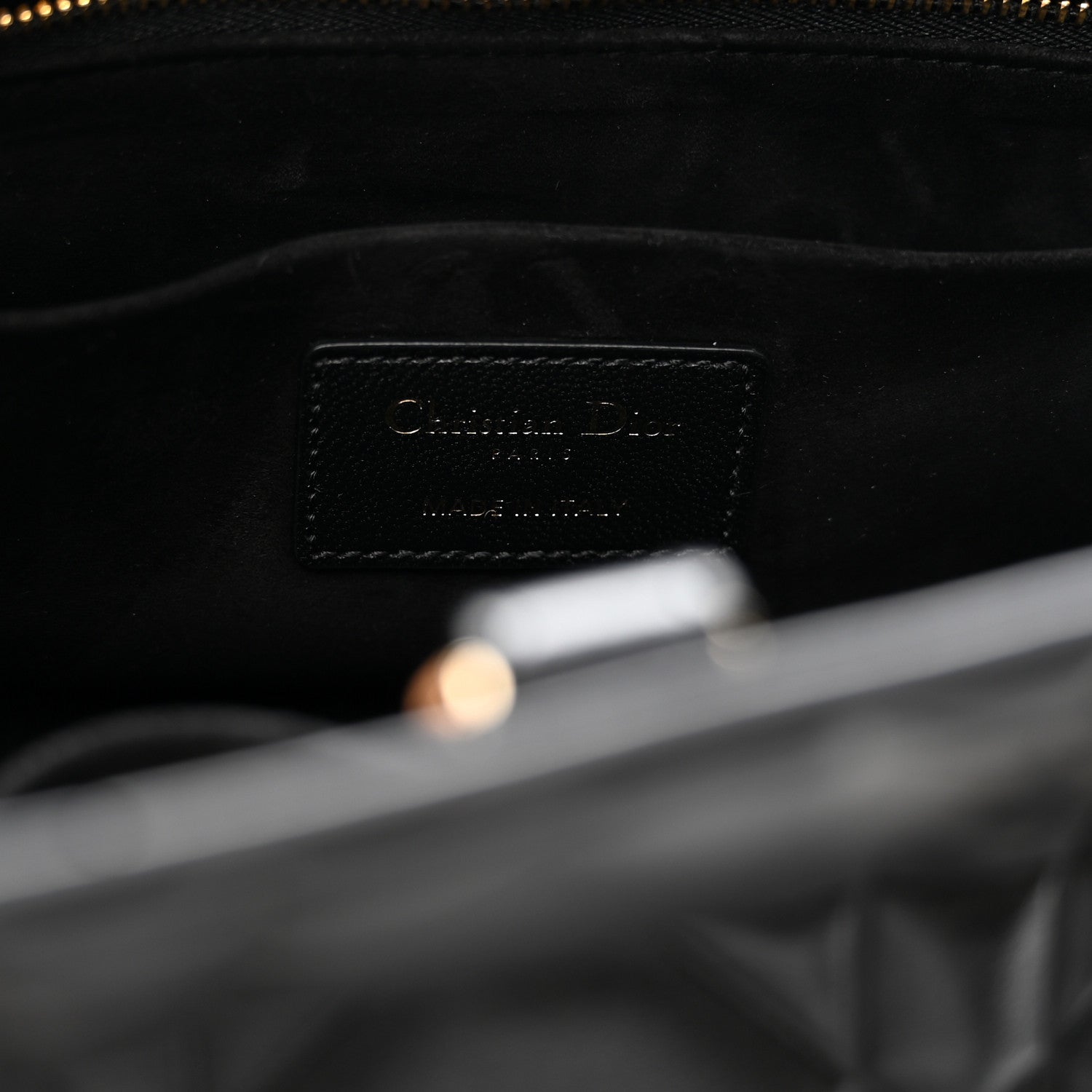 Christian Dior Lambskin Cannage The Lady 95.22 Black 6 of 10