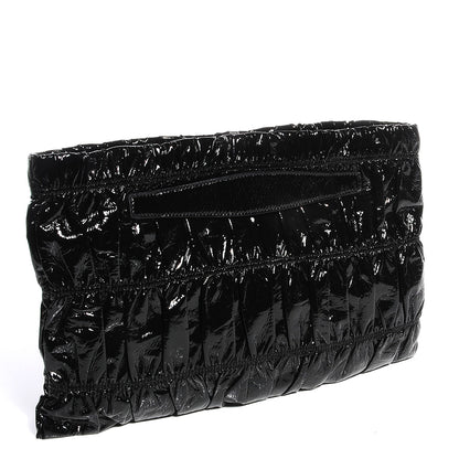 Prada Vernice Gaufre Clutch Black 3 of 10