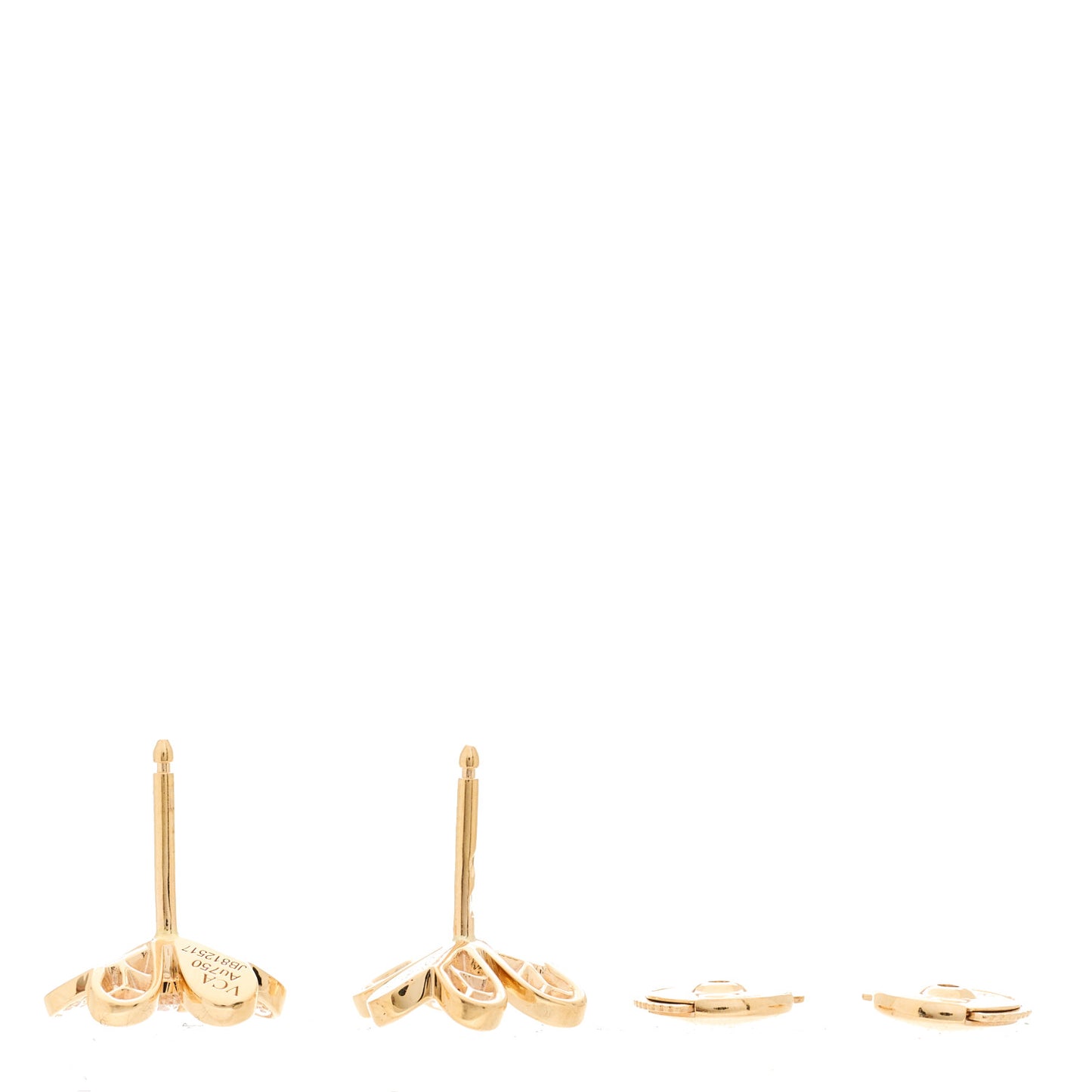 18K Rose Gold Diamond Mini Frivole Pave Earrings