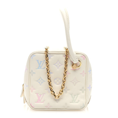 Louis Vuitton Lambskin Embossed Monogram New Square Bag Quartz Multicolor 1 of 9