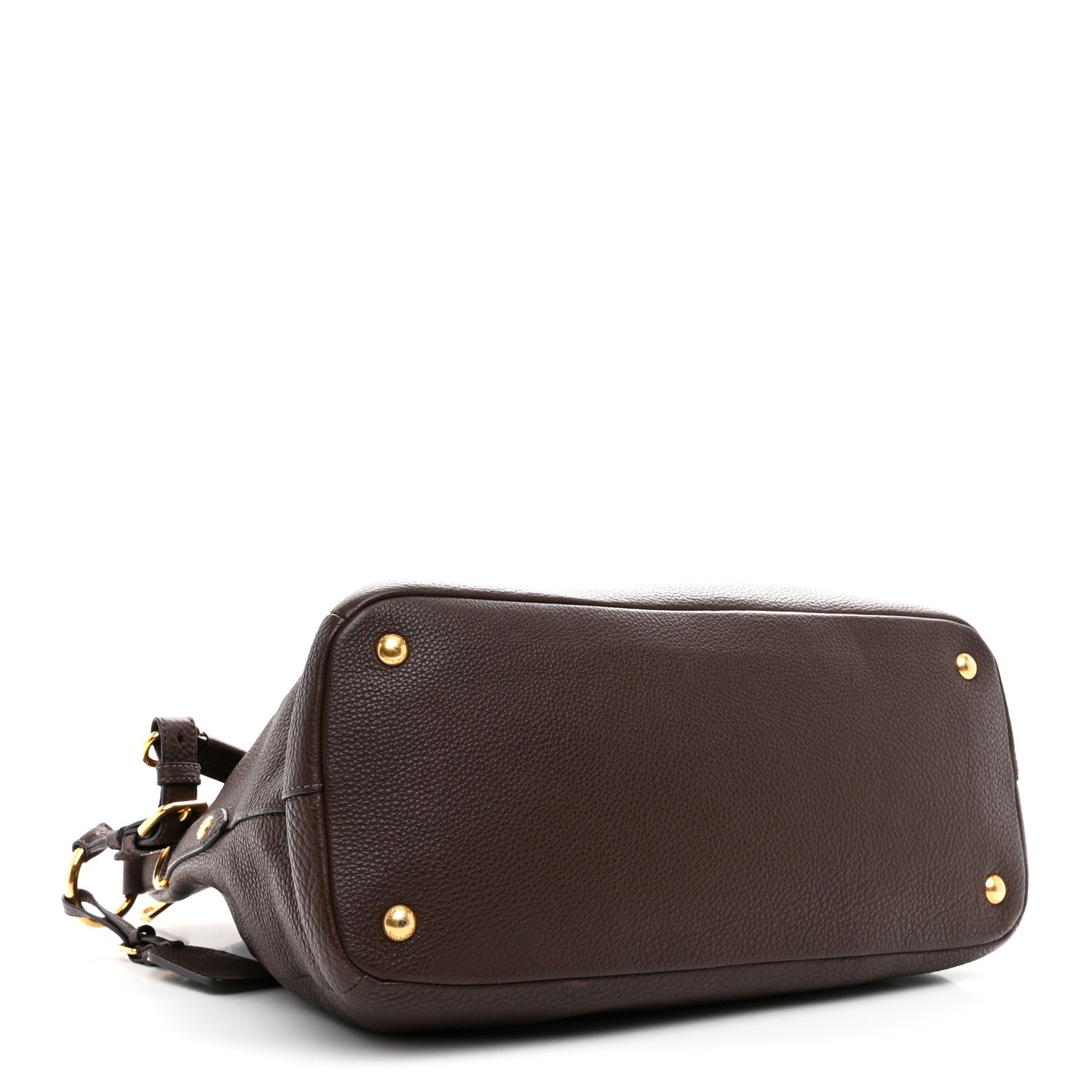 Prada Vitello Daino Shoulder Bag Caffe 4 of 12