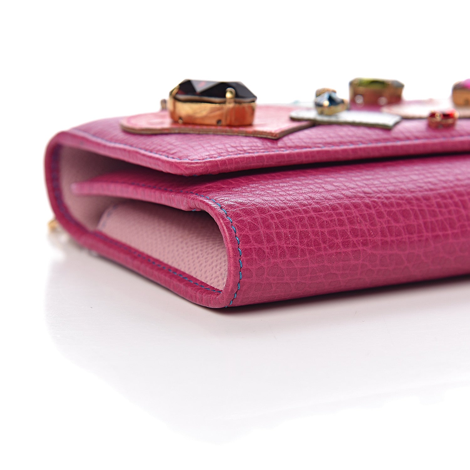 Dolce & Gabbana Dauphine San Valentino Mini Von Bag Dark Pink 9 of 11