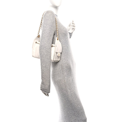 Chanel Caviar Quilted Mini Chanel 25 Handbag White 2 of 11