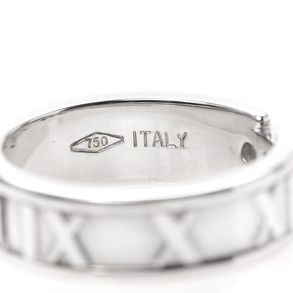 Tiffany 18K White Gold Diamond Atlas Ring 47 4 6 of 7