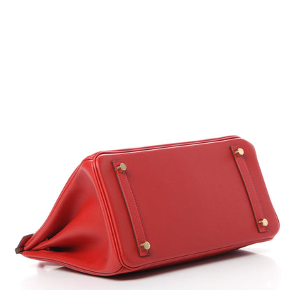 Hermes Epsom Birkin 30 Rouge Casaque 4 of 12