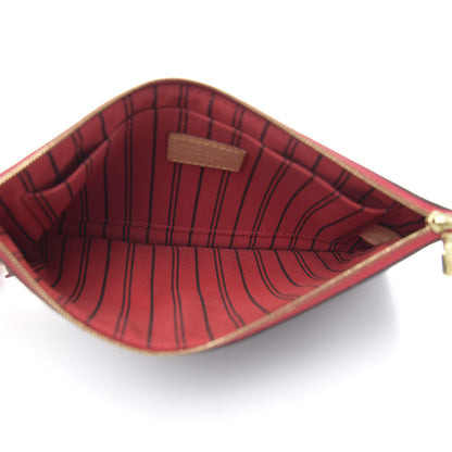 Louis Vuitton Monogram Neverfull MM GM Pochette Cherry 5 of 12