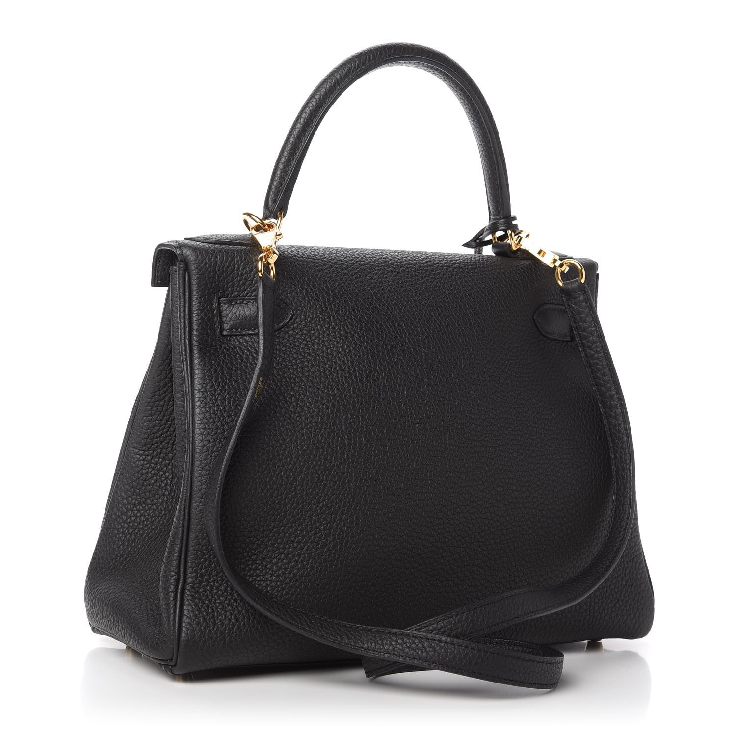 Hermes Togo Kelly Retourne 28 Black 3 of 10