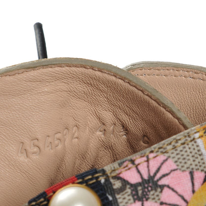 Gucci GG Supreme Monogram Bengal Pearl Womens High Top Sneakers 41.5 Beige Pink 6 of 9