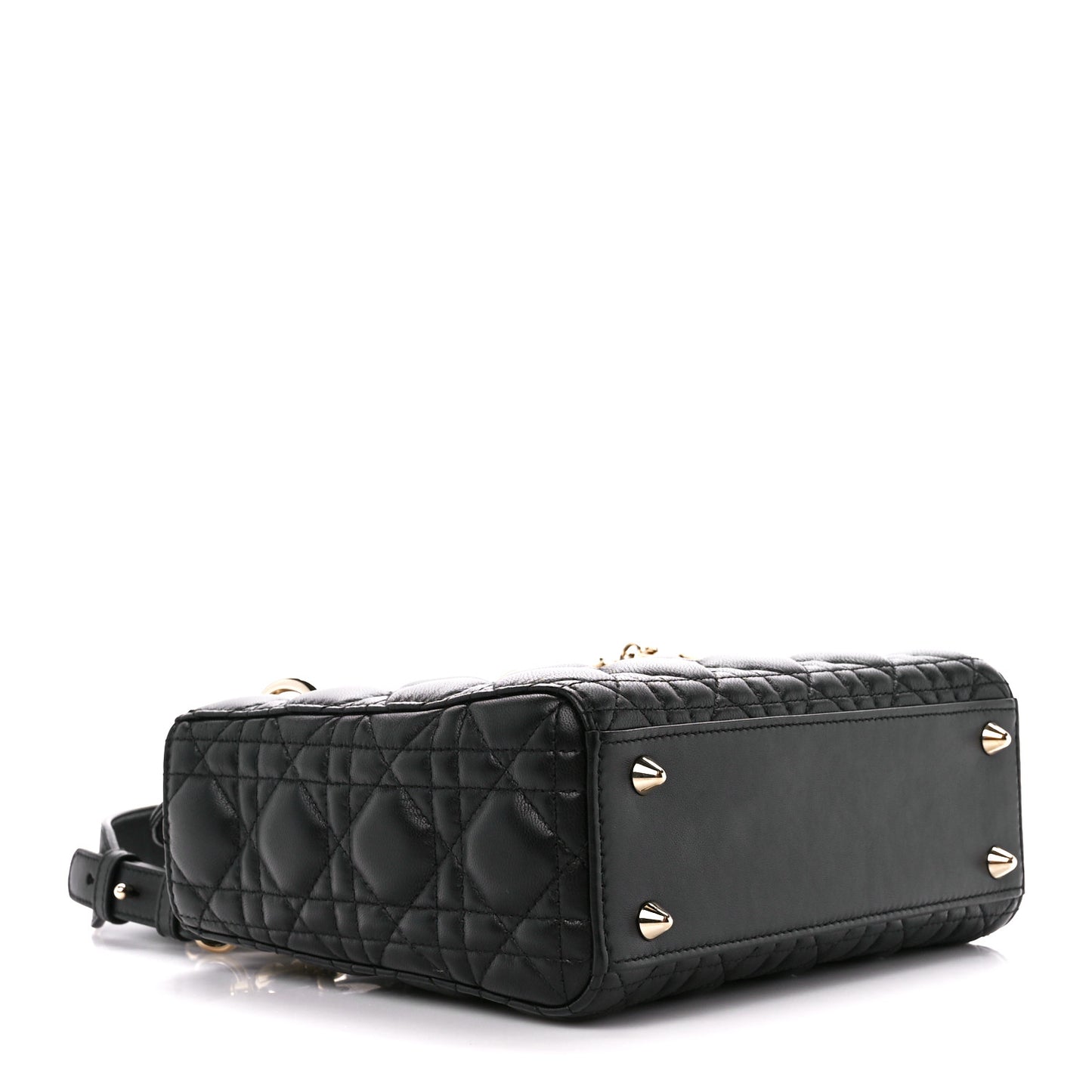 Lambskin Cannage Small My ABCDior Lady Dior Black