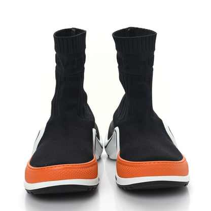 Louis Vuitton Stretch Textile LV Archlight Sneaker Boots 38 Black Orange 2 of 7