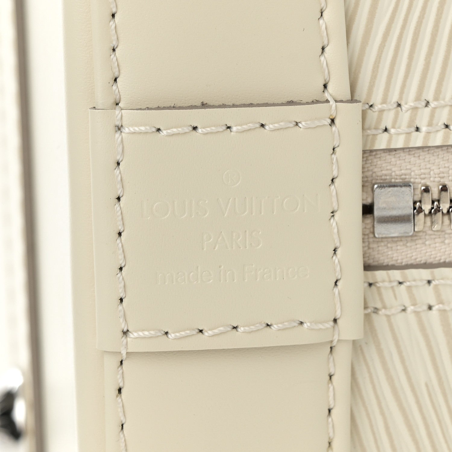 Louis Vuitton Epi Alma PM White 6 of 10