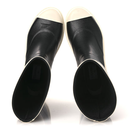 Chanel Caoutchouk CC High Boots 41 Black White 2 of 12