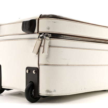 Prada Saffiano Travel Trolley Luggage White 18 of 30