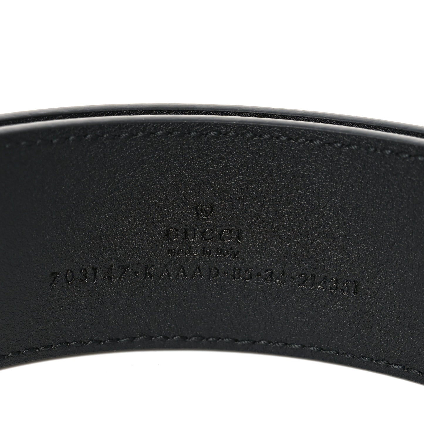 GG Supreme Monogram Blondie 40mm Belt 85 34 Black