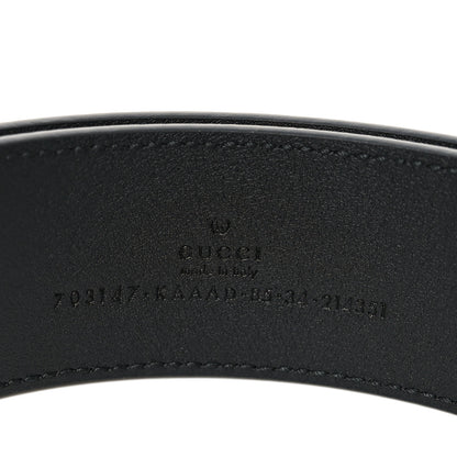 Gucci GG Supreme Monogram Blondie 40mm Belt 85 34 Black 3 of 5