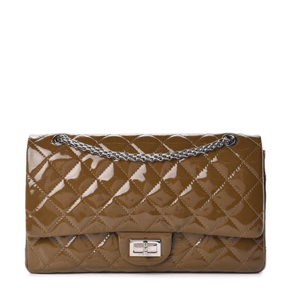Chanel Patent Quilted 2.55 Reissue 227 Flap Taupe 1 of 21