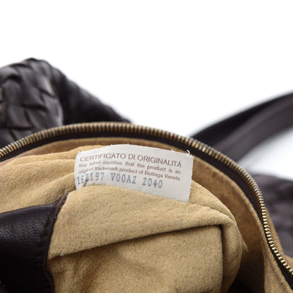 Bottega Veneta Nappa Intrecciato Large Capri Tote Ebano 14 of 15