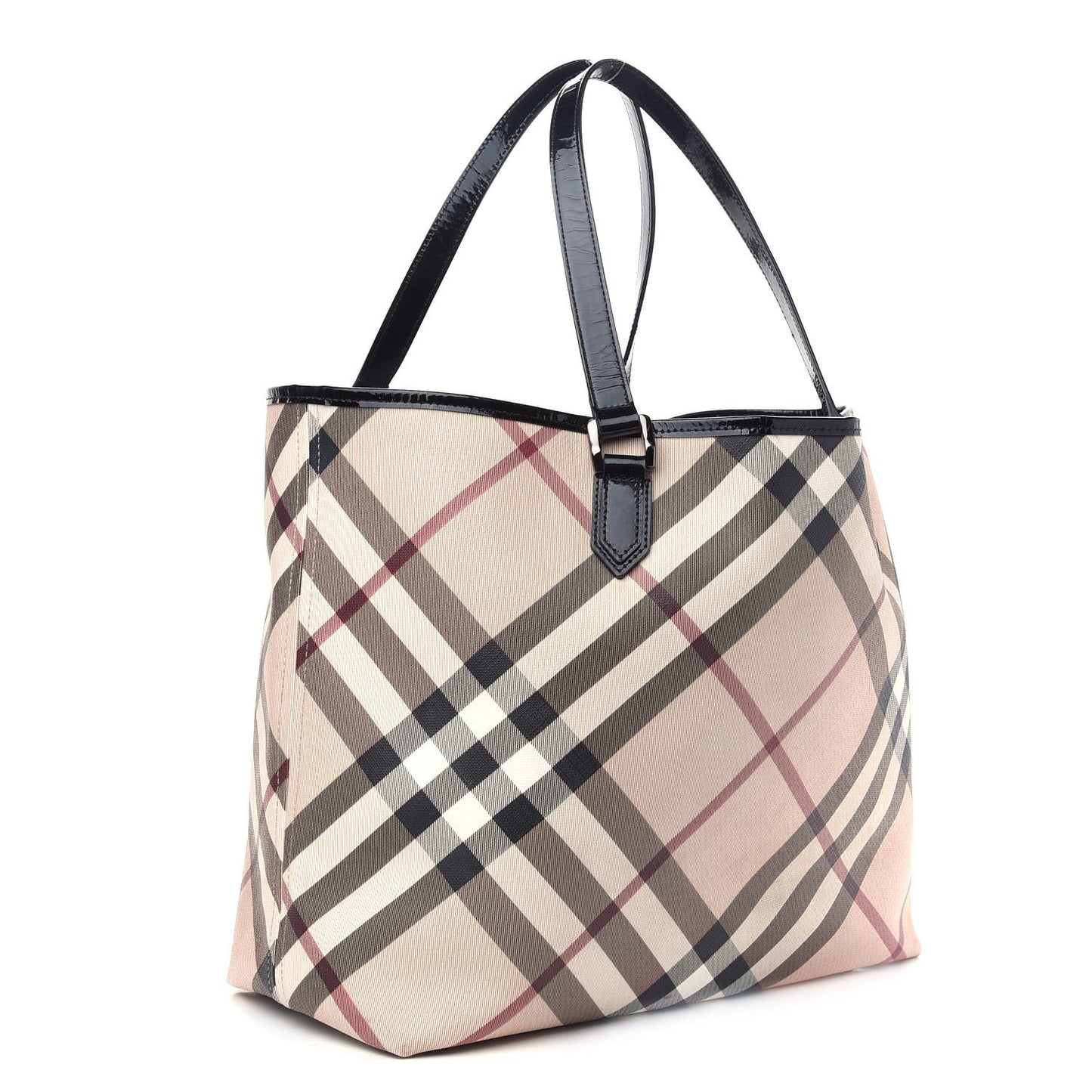 Nova Check Large Nickie Tote Black