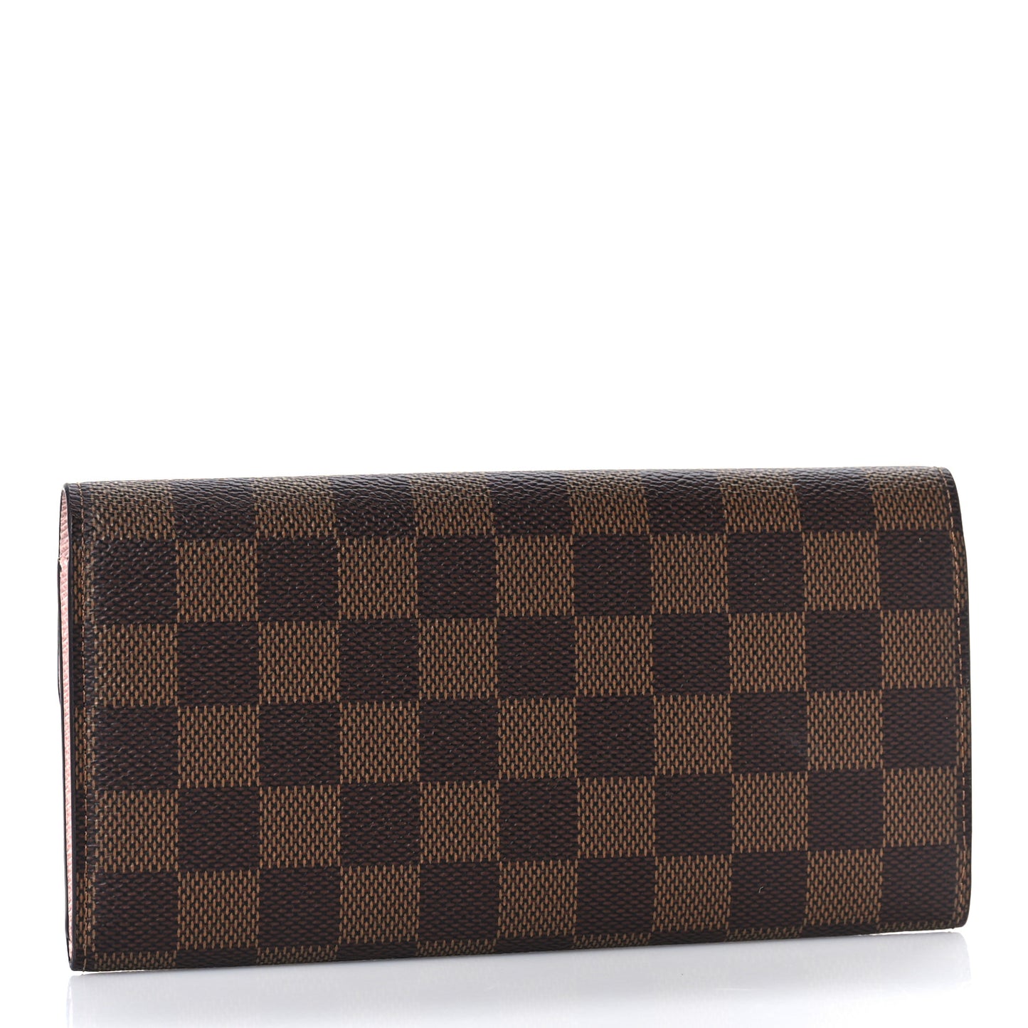 Damier Ebene Emilie Wallet Rose Ballerine
