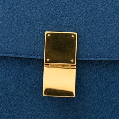 Celine Goatskin Medium Classic Box Flap Bag Deepsea 12 of 14