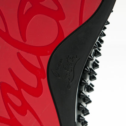 Christian Louboutin Mens Calfskin Louis Spikes Flat Sneakers 45.5 Black 7 of 9