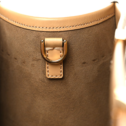 Fendi Vitello King Plexiglass Logo Embossed Medium Fendi Sunshine Shopper Tote Miele Scuro 12 of 12