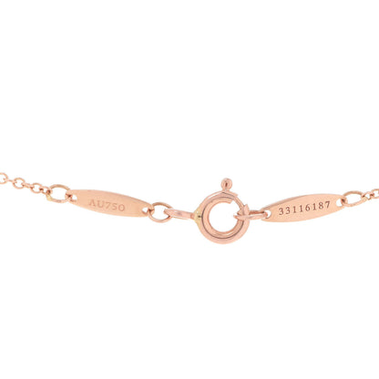 Tiffany 18K Rose Gold Diamond .21ct Elsa Peretti Diamonds by the Yard Pendant Necklace 5 of 6