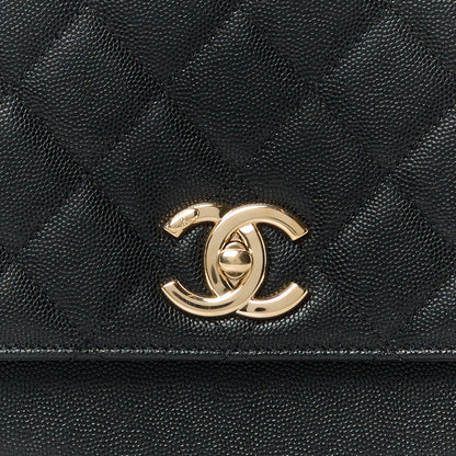 Chanel Caviar Quilted Large Business Affinity Flap Black 9 of 11