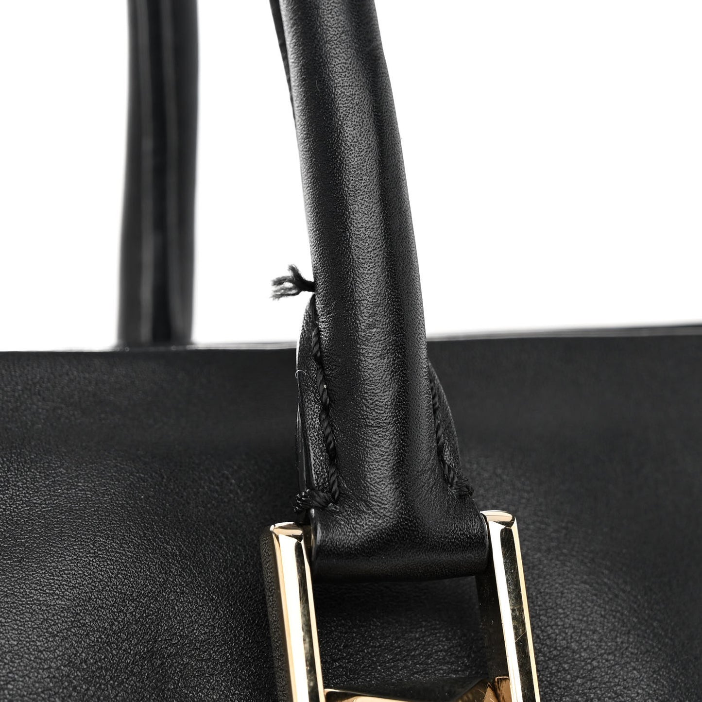 Vitello Macro Rockstud Runway Tote Black