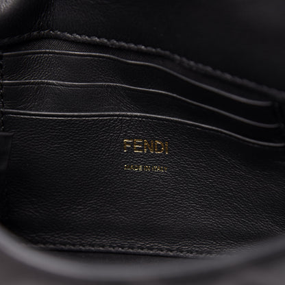 Fendi Nappa FF 1974 Embossed Mini Baguette Black 8 of 11