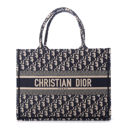 Christian Dior Oblique Medium Book Tote Blue Multicolor 1 of 9