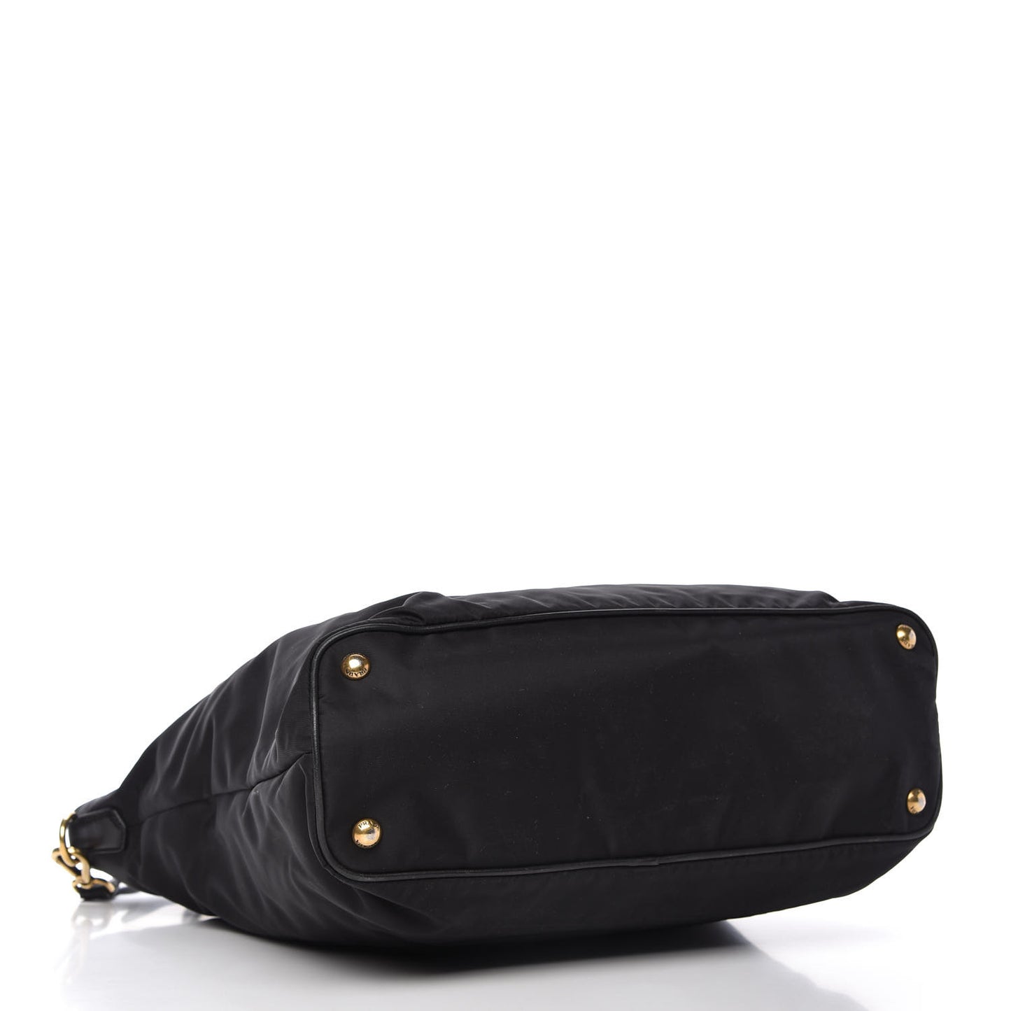Tessuto Nylon Soft Calf Tote Black