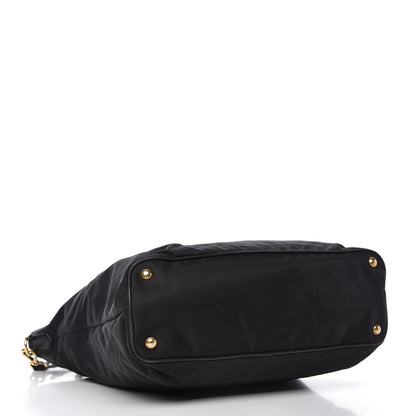 Prada Tessuto Nylon Soft Calf Tote Black 4 of 10