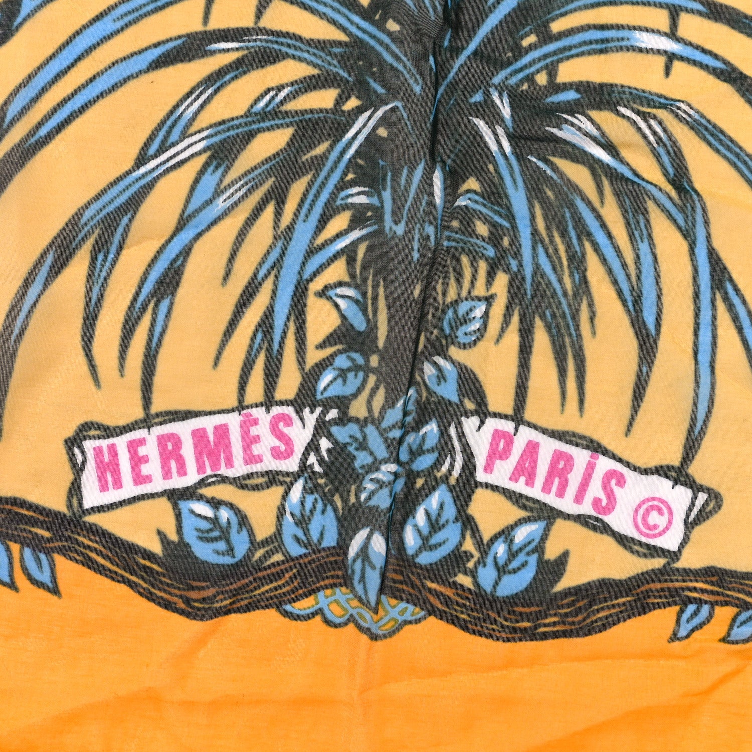 Hermes Silk Jungle Love Rainbow Shawl 2 of 3