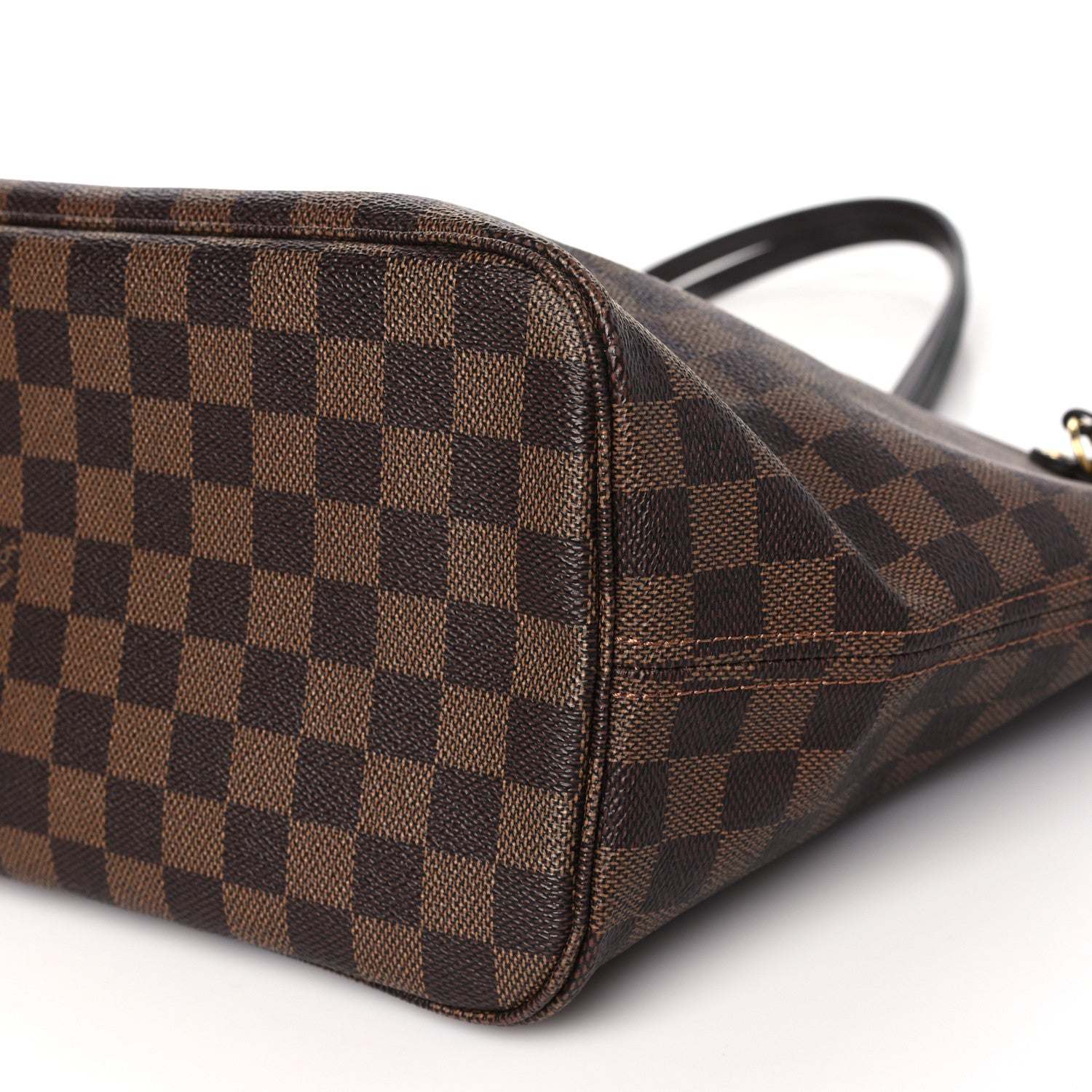 Louis Vuitton Damier Ebene Neo Neverfull MM Rose Ballerine 10 of 11
