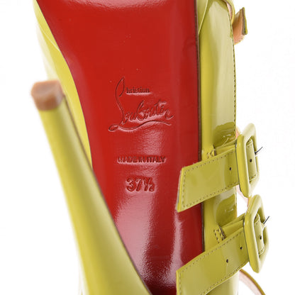 Christian Louboutin Patent Differa 140 Platform Sandals 37.5 Souffre 8 of 12