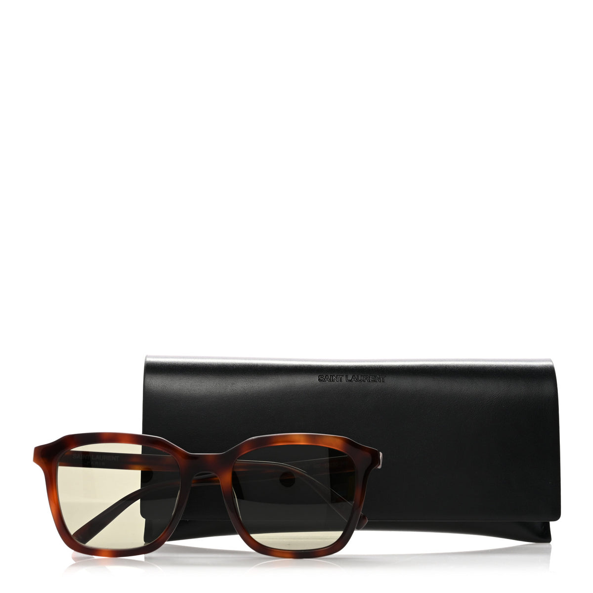 Saint Laurent Acetate SL 457 Sunglasses Havana 1810099  display picture 1