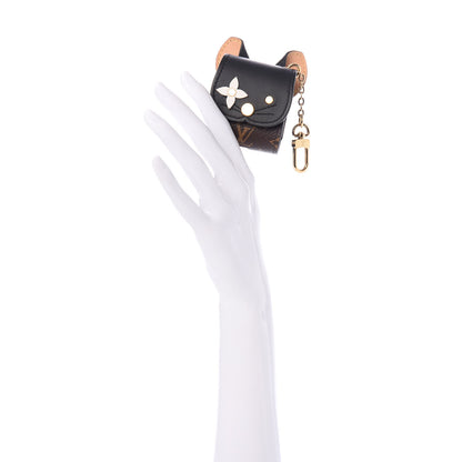 Louis Vuitton Monogram Cat Earphones Case Black 2 of 7