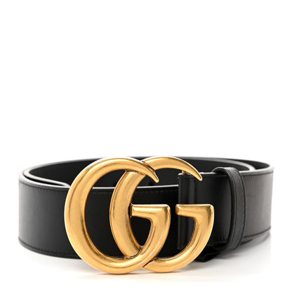 Gucci Calfskin Double G 40mm Belt 75 30 Black 1 of 5