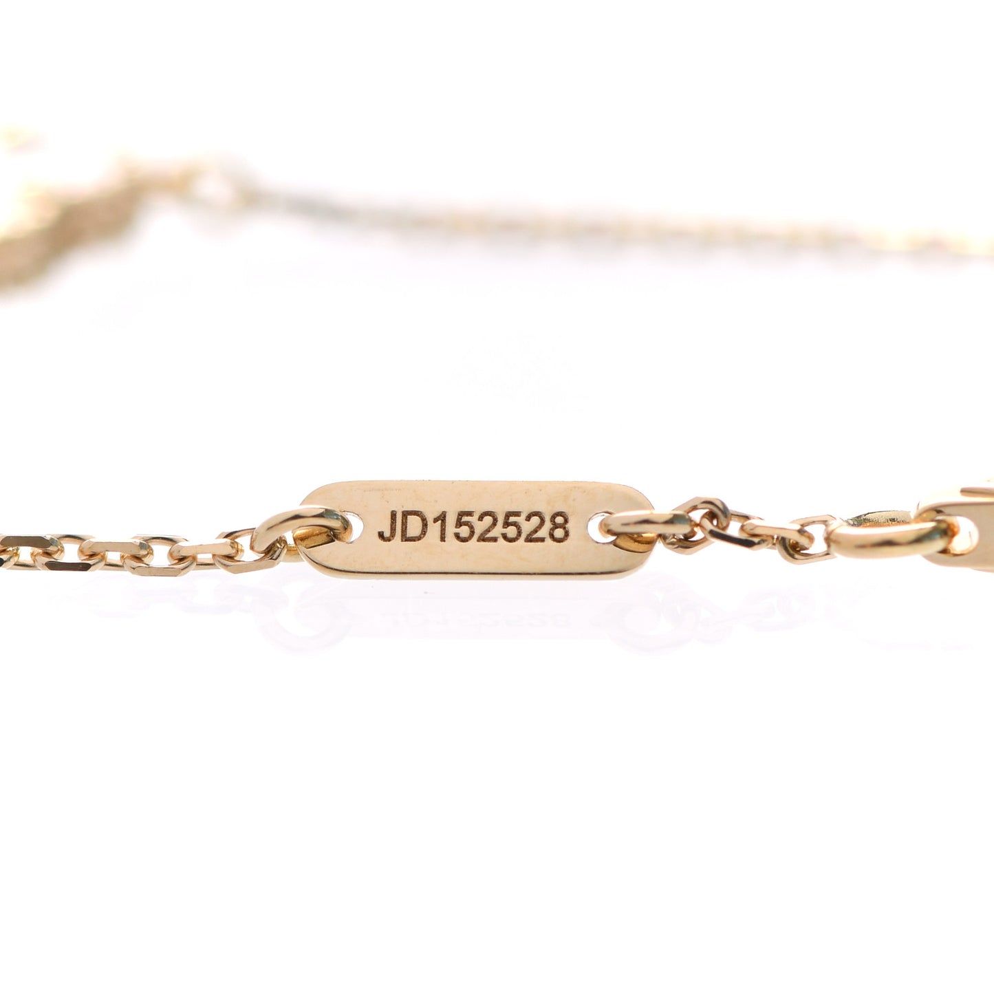 18K Yellow Gold Mother of Pearl Sweet Alhambra Bracelet